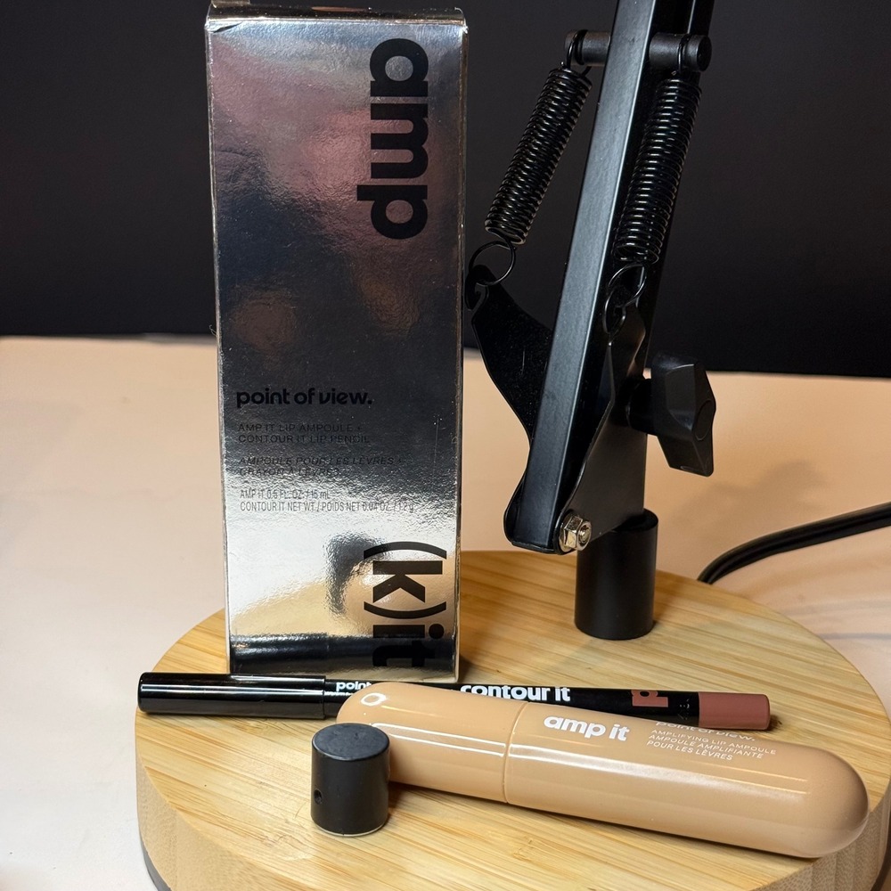 Point of View • (k)it • Amp It • Lip Ampoule & Contour It • Vanilla Latte • New